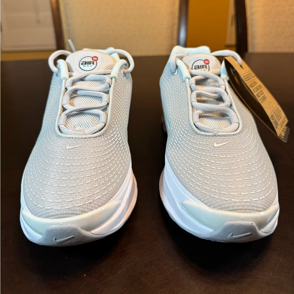 New Nike Air Max DN White Gray Sneaker Shoes Size US 7Y